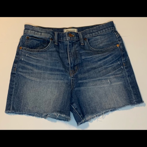 MADEWELL HIGH RISE DENIM SHORTS WOMEN’S - Picture 1 of 8